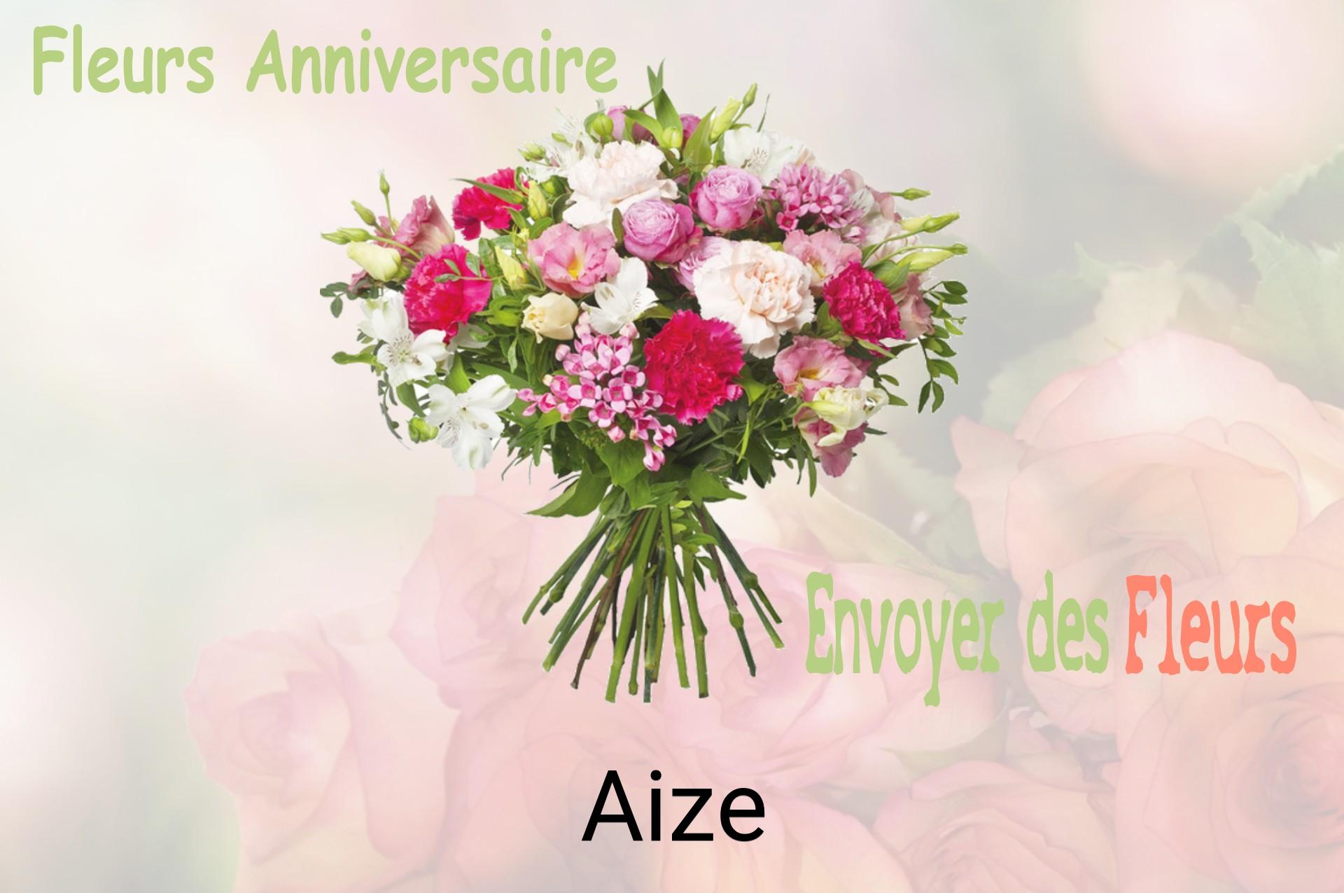 Bouquet de fleurs d’anniversaire livré à Aize